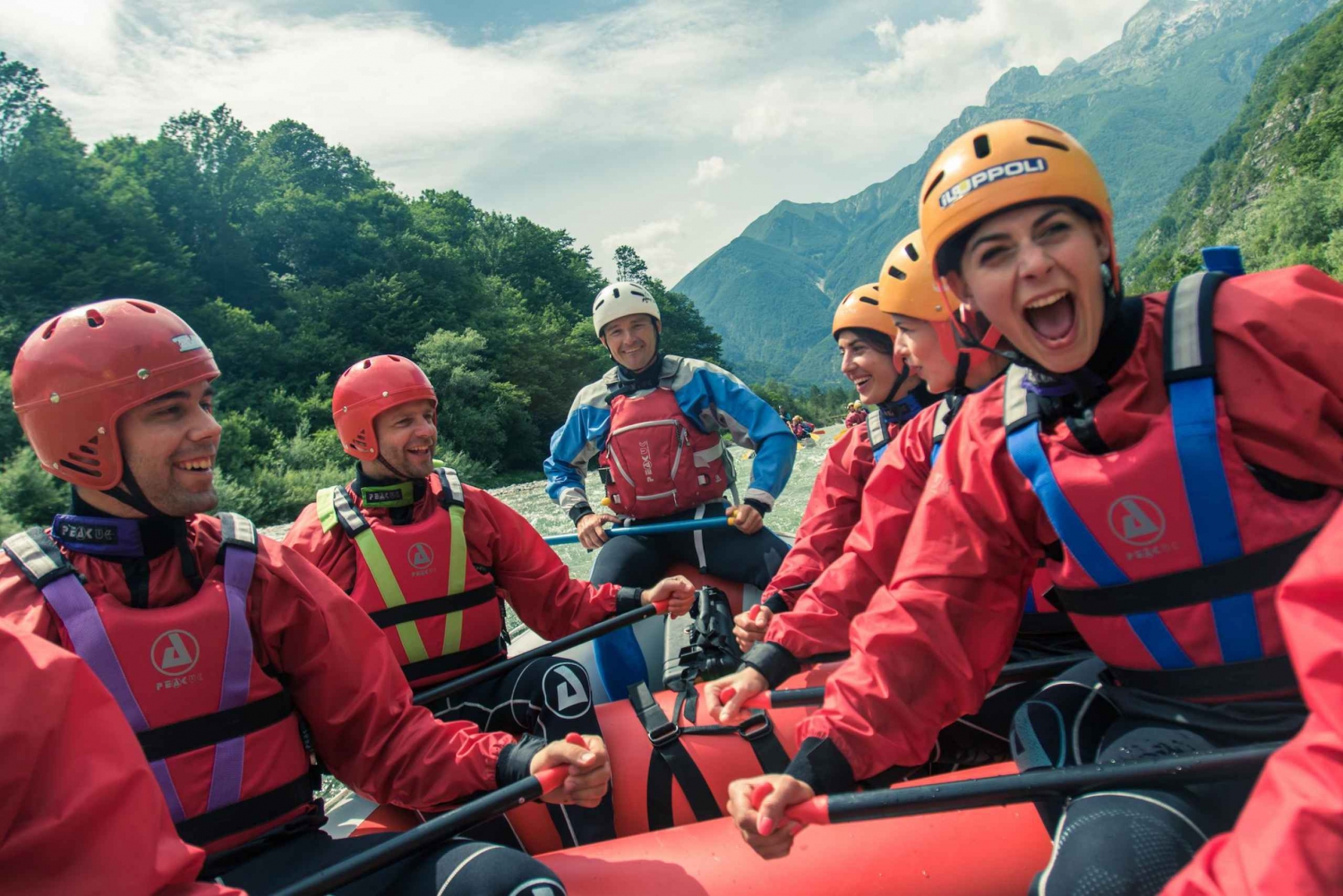 Bled: Divertimento assicurato con il rafting sul fiume Sava da 3glav