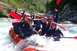 From Bovec: Premium Rafting on Soča River with Photo Service