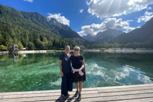 Ljubljana: excursão de um dia à cachoeira de Bled, Kranjska Gora e Peričnik