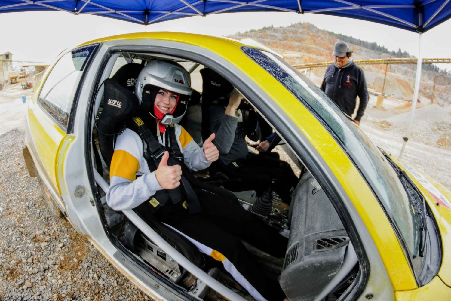 Lubiana: esperienza di copilota in un'auto da rally