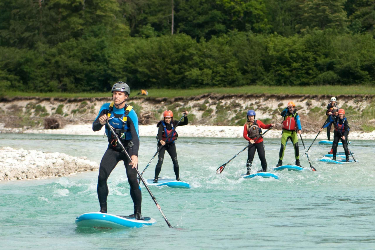 Soča Whitewater Stand-up Paddle Board: Avventura per piccoli gruppi