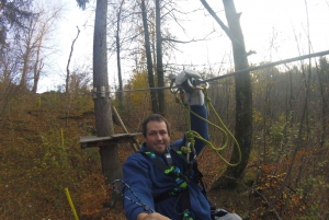 Zipline Over the Sava River