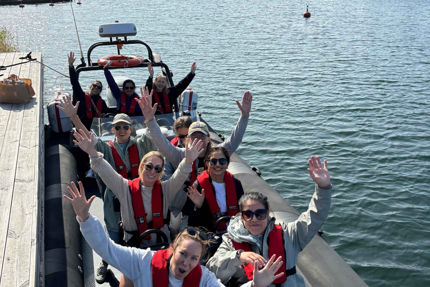 Guided Archipelago speedboat tours from Saltsjöbaden