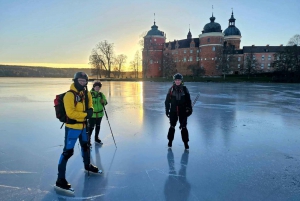 Stockholm: Nordiske skøyter for nybegynnere på en frossen innsjø