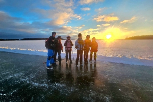 Stockholm: Nordiske skøyter for nybegynnere på en frossen innsjø