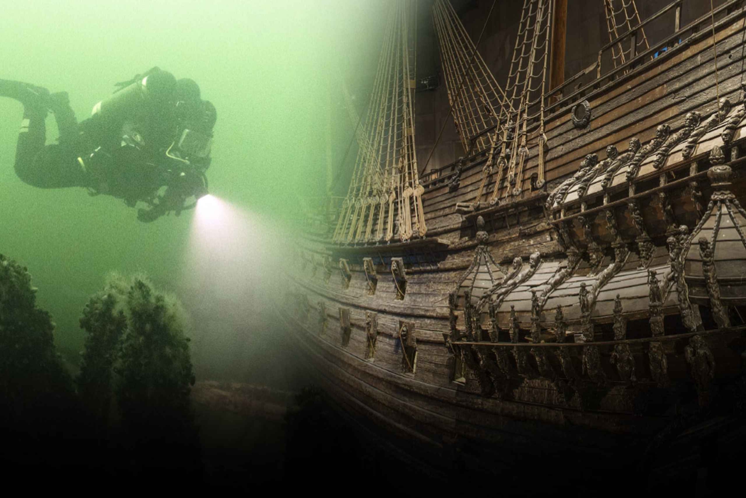 Tukholma: Vasa-museo ja Vrak-hylkimuseo yhdistetty pääsylippu