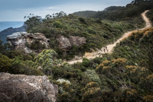 Голубые горы: поездка на горном электронном велосипеде, узкое плато
