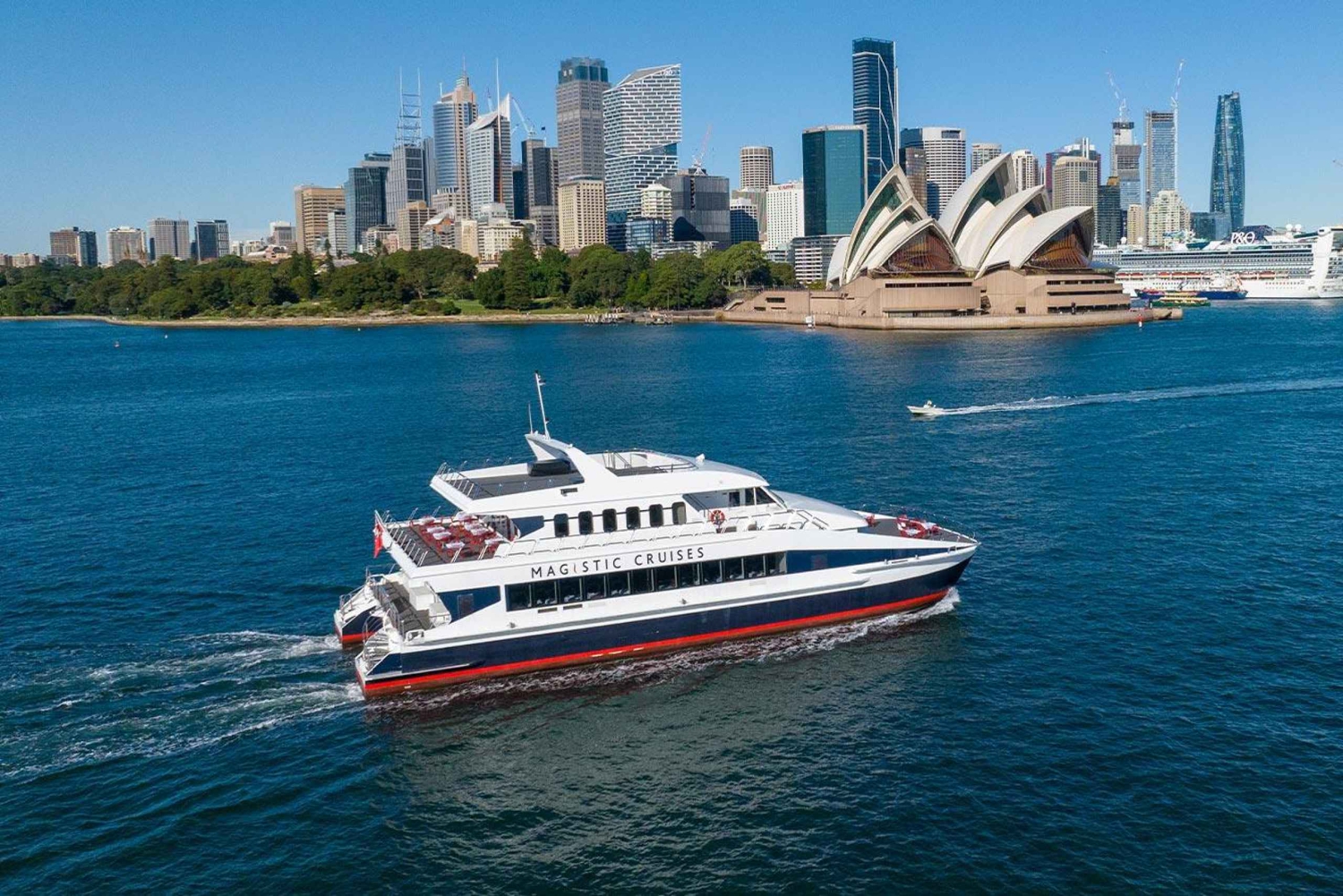 Crucero turístico por el puerto de Sídney con narración en directo