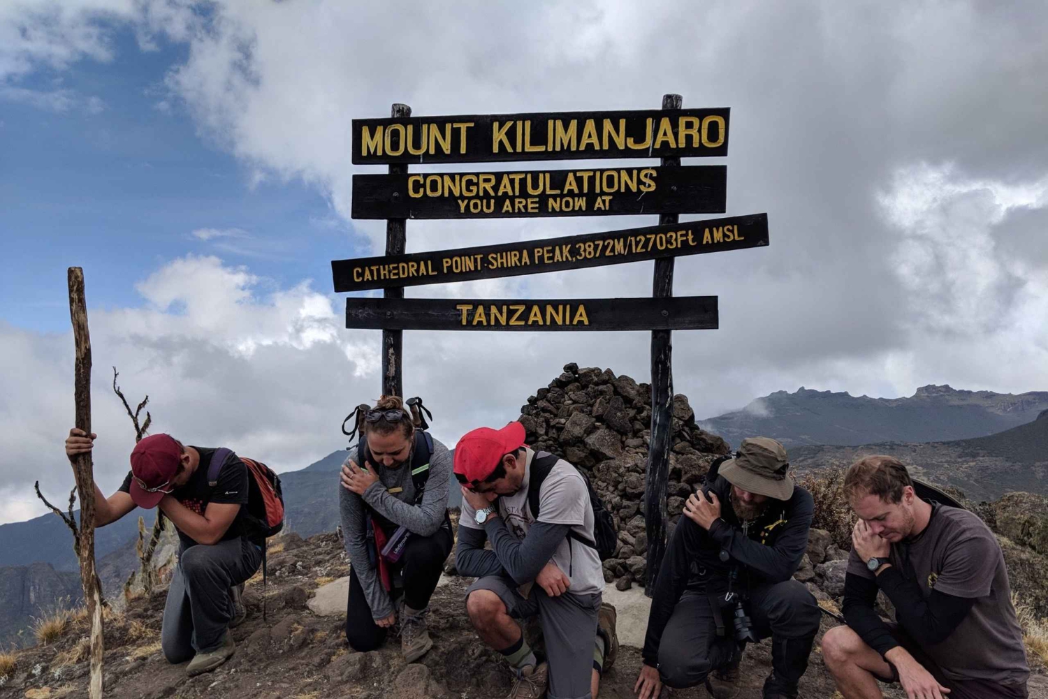 Kilimanjaro: Shiran ylätasangolta katedraalipisteeseen 3872m Päiväretki