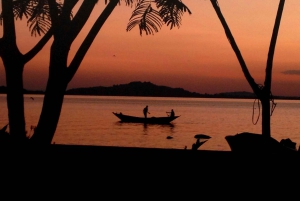 Mwanza: Sunset Swim and Nightlife Tour with Pickup