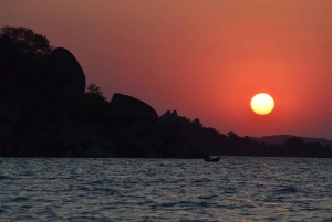 Mwanza: Sunset Swim and Nightlife Tour with Pickup