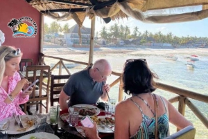 Nade com tartarugas na Salaam Cave, Kuza Cave e The Rock Restaurant