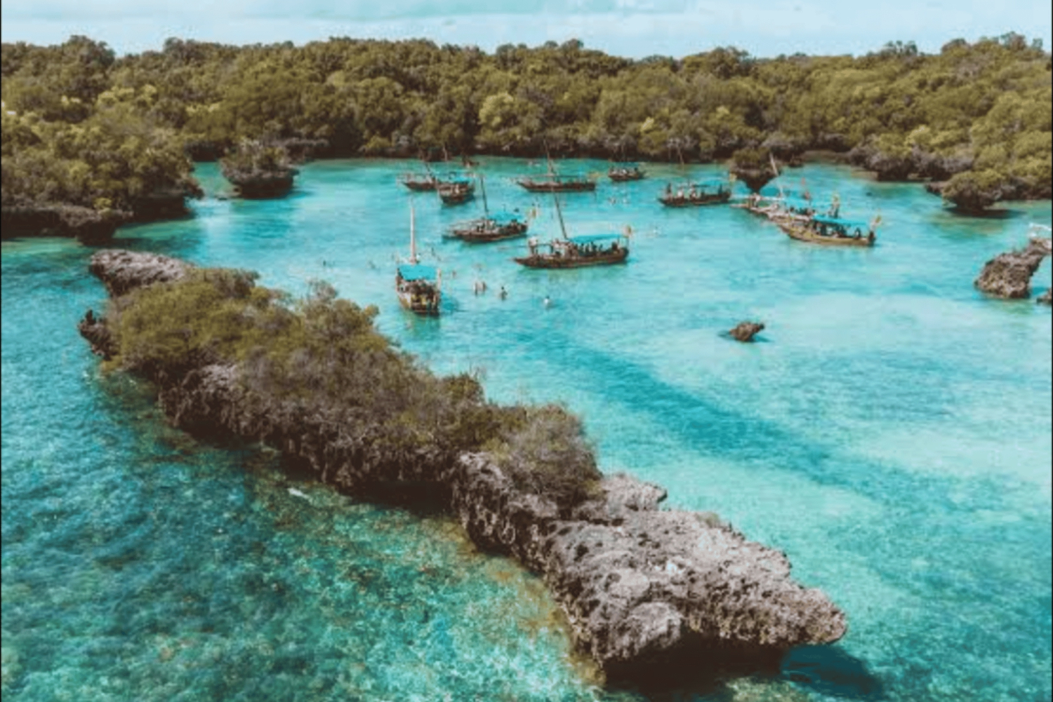 Zanzibar: Safari Blue-dagstur, snorkling og frokost