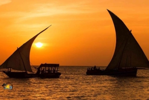 Zanzibar: Maasai Culture Village Tour och dhow-kryssning i solnedgången