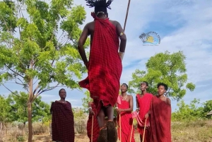 Zanzibar: Maasai Culture Village Tour och dhow-kryssning i solnedgången