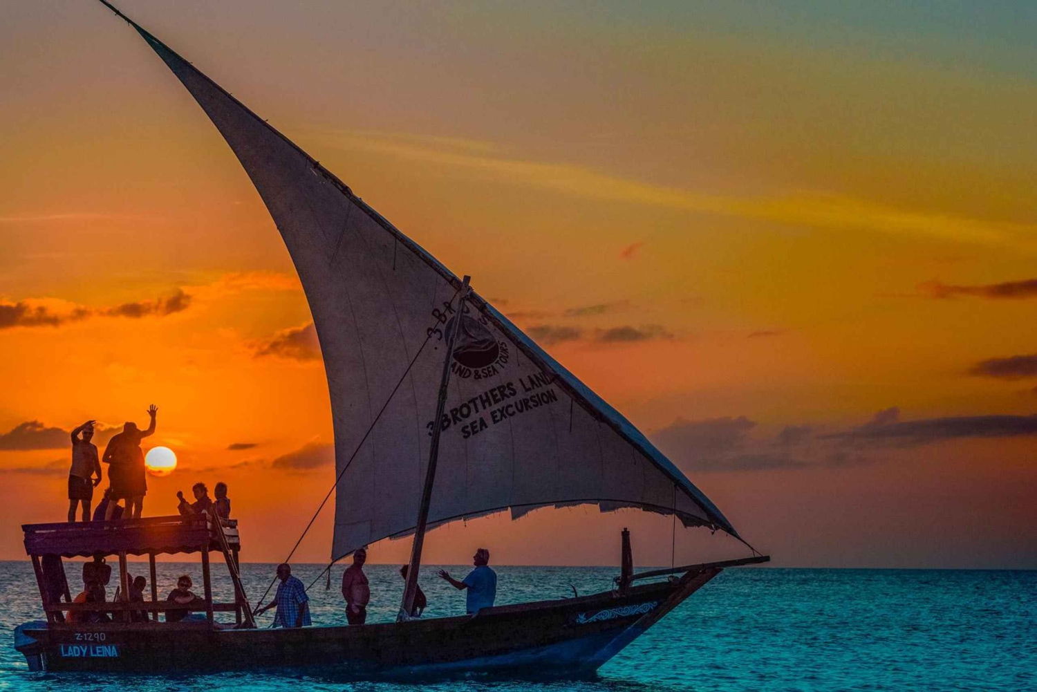 Zanzibar: rejs łodzią dhow o zachodzie słońca z napojami bezalkoholowymi