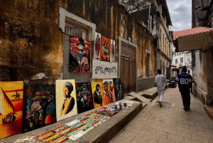 Zanzibar: Prison Island & Stone Town -yksityinen kierros + nouto