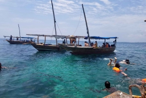 ザンジバル：サファリブルー1日ツアー（シュノーケリング＆BBQランチ付き）