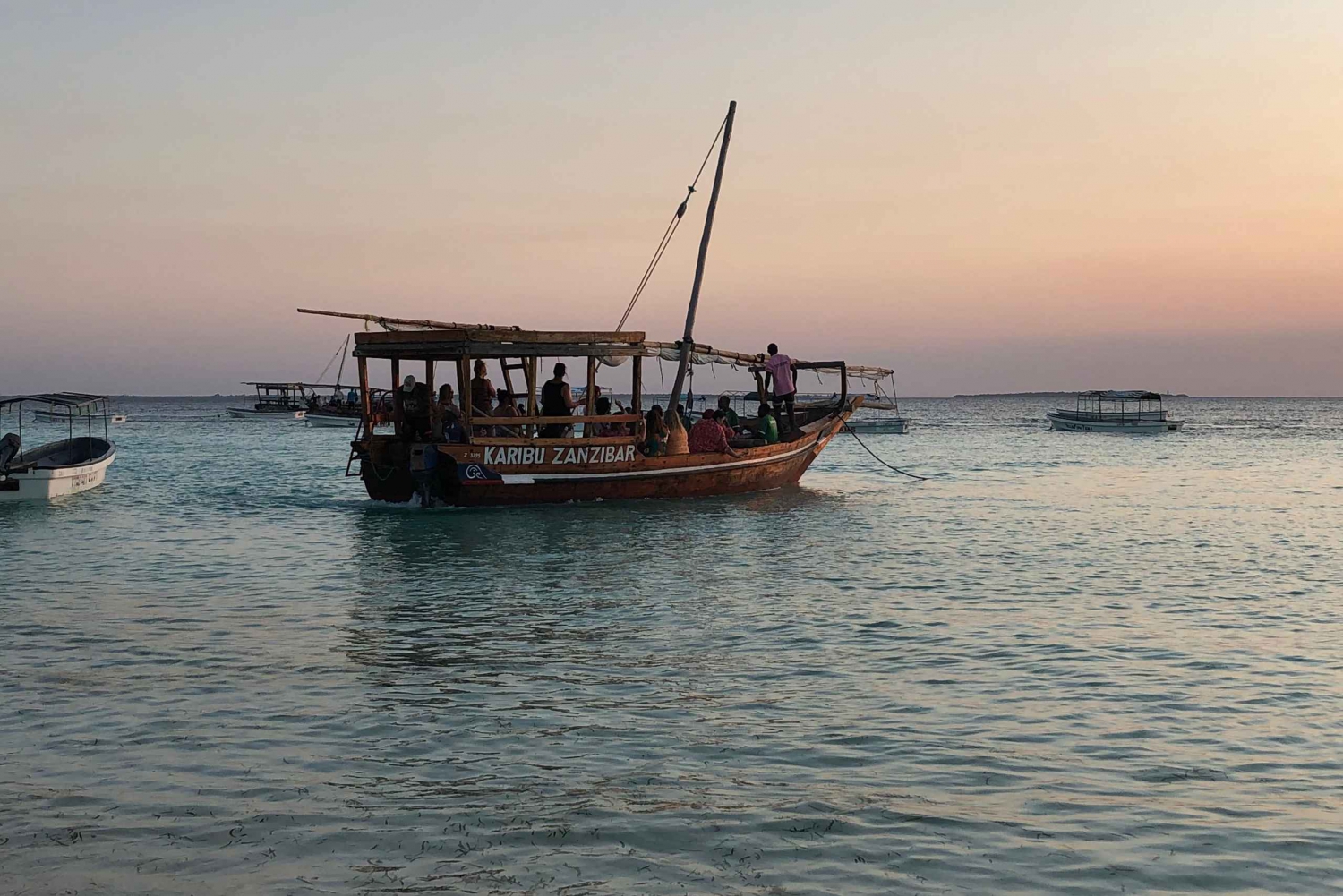 Zanzibar: Dhow-krydstogt ved solnedgang