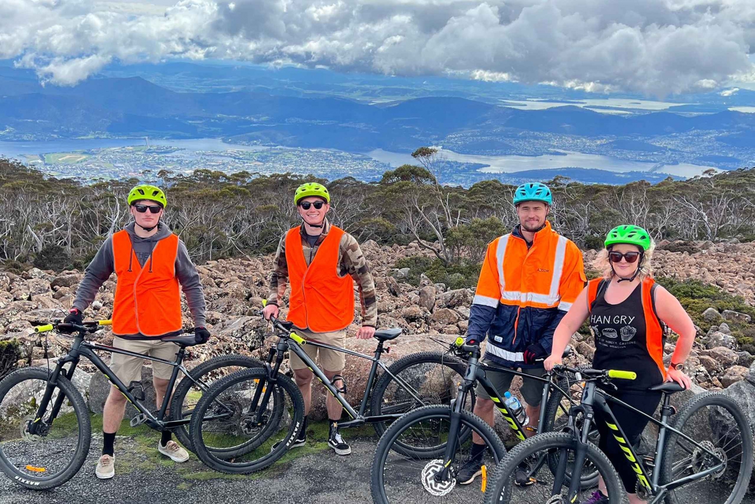 From Hobart: Mt Wellington Summit & Rainforest Bike Tour