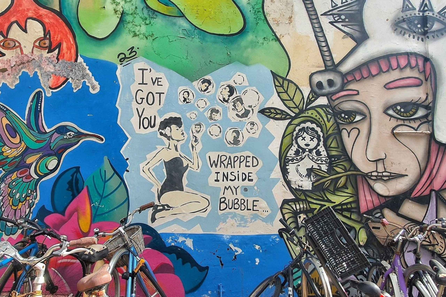 テルアビブストリートアートツアー：ナチャラット・ビニャミンのグラフィティ