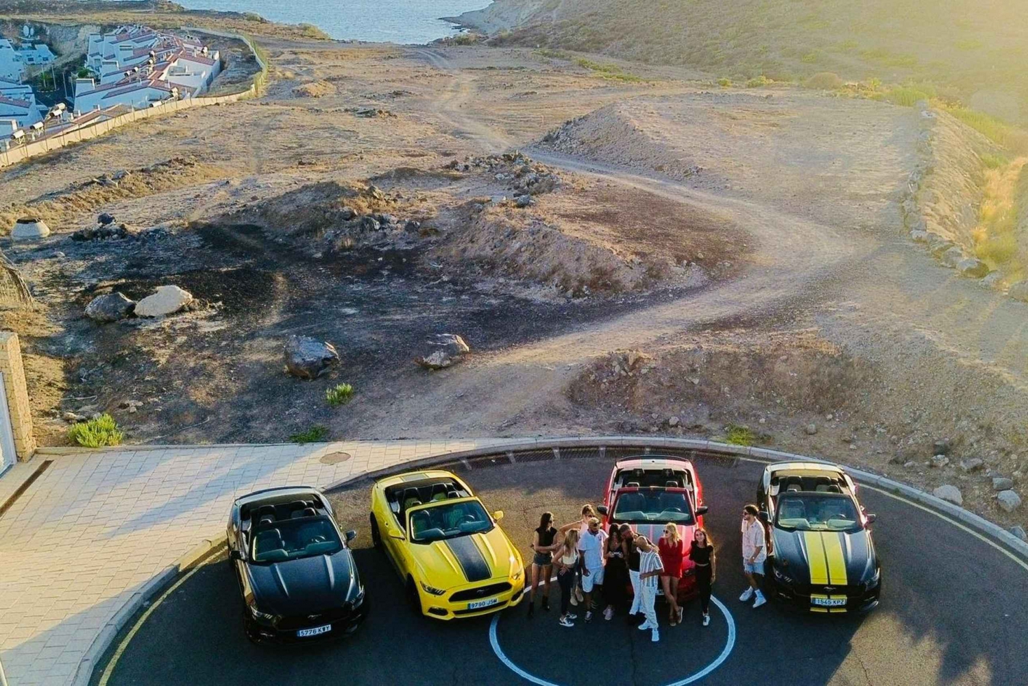 Sonnenuntergangstour auf dem Teide mit Quad und Mustang Cabrio