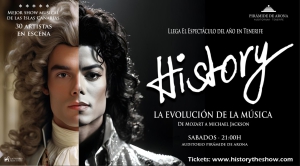 História do Show na Pirâmide de Arona em Playa de las Américas