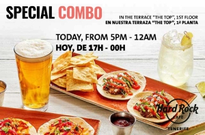 Pacote especial no The Top Terrace, Hard Rock Cafe, Las Americas