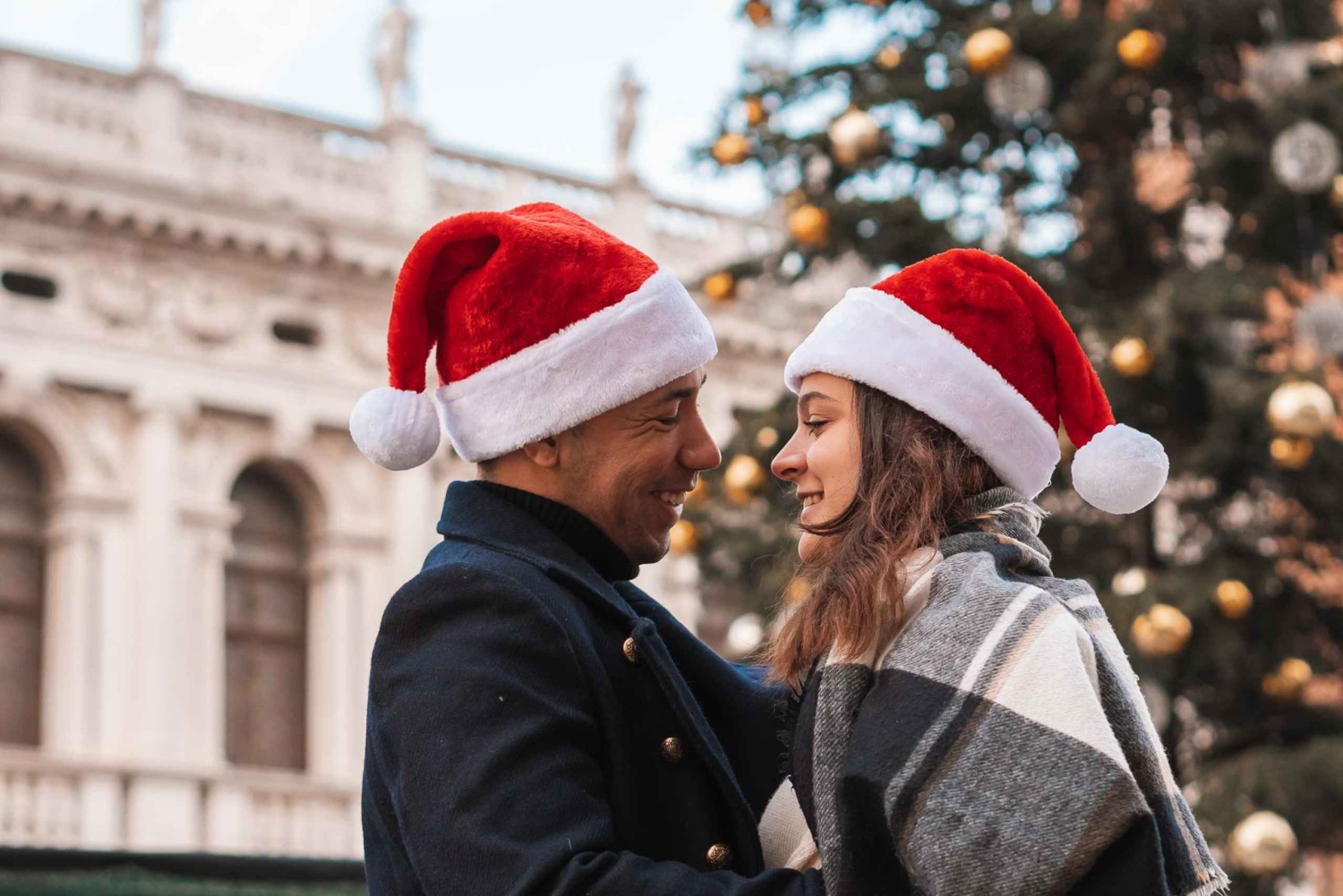 Рождественская фотосессия в Венеции (включая рождественские аксессуары)