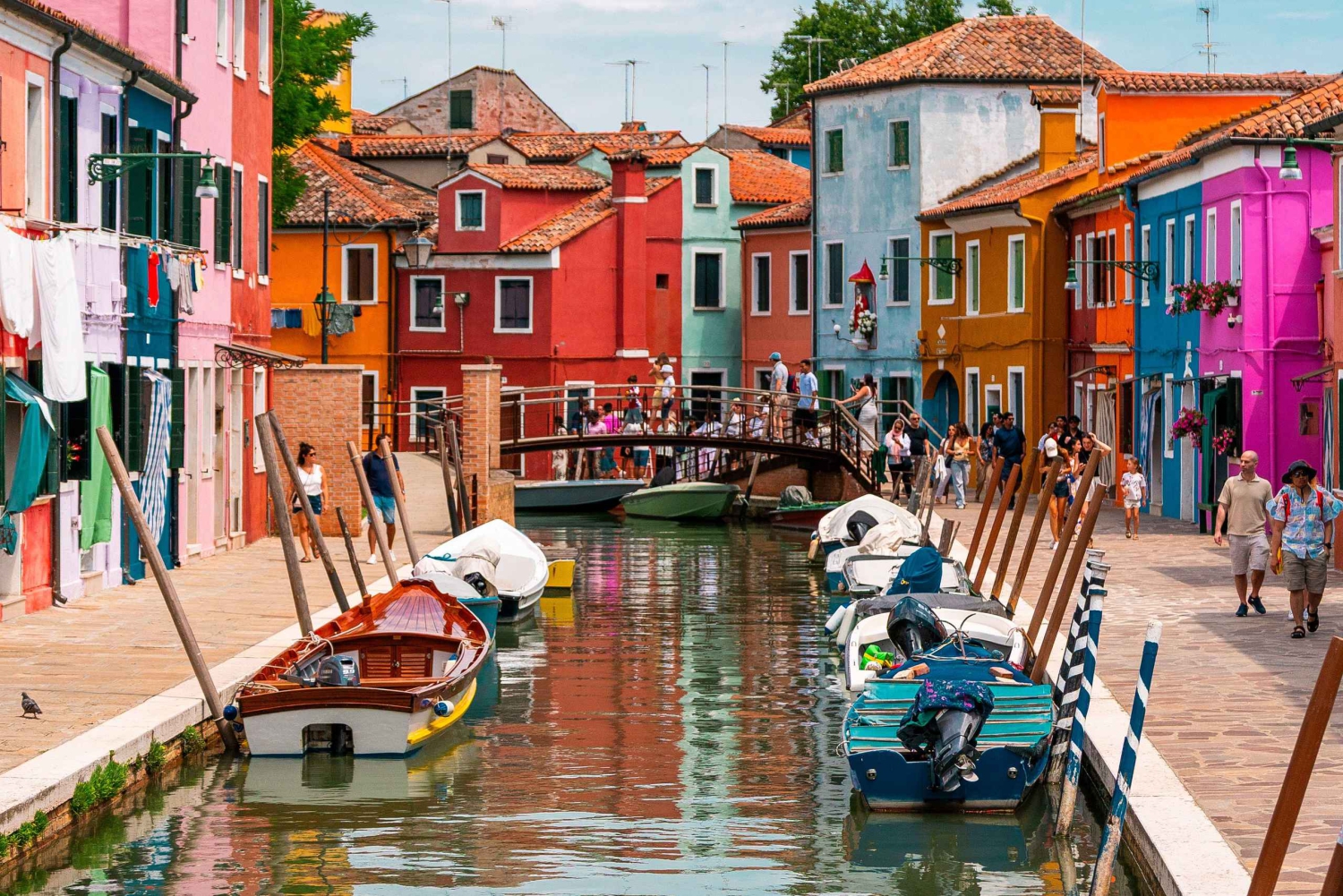 Von Fusina: Tour zu den 3 Inseln Murano, Burano & Torcello