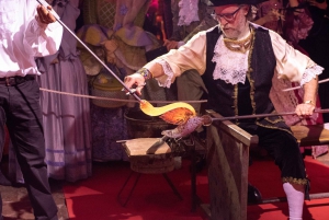 Мурано: демонстрация выдувания стекла с дополнительными напитками