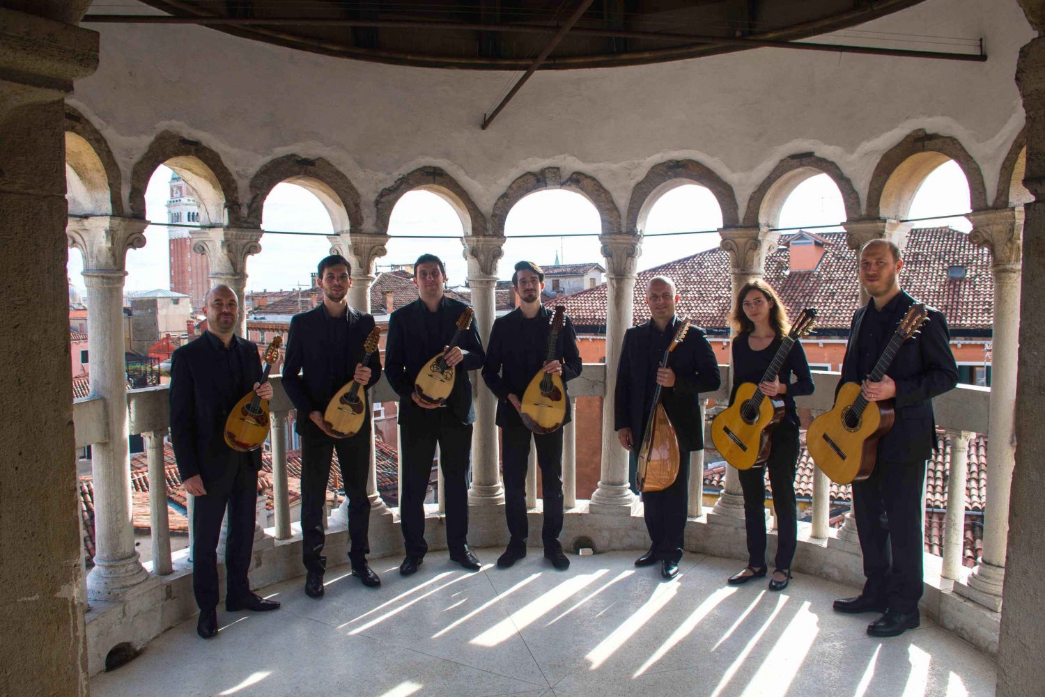Venezia: konsert med MandolinVenice Quartet i St. George's Church