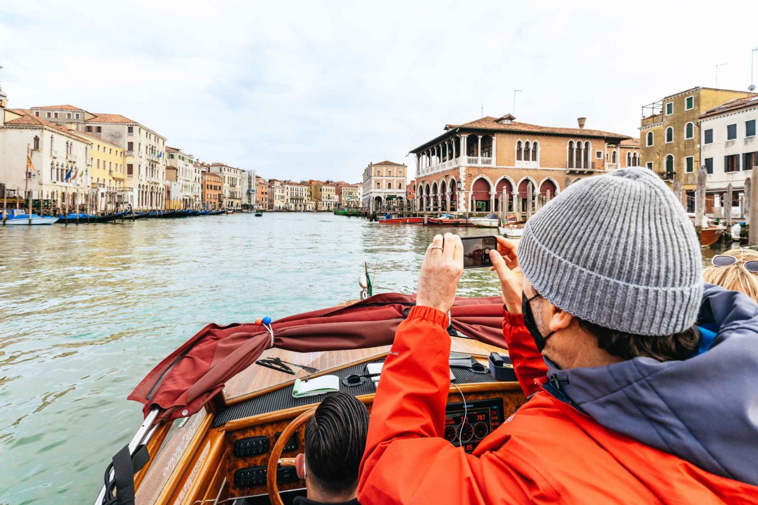Venedig: Båttur i Canal Grande