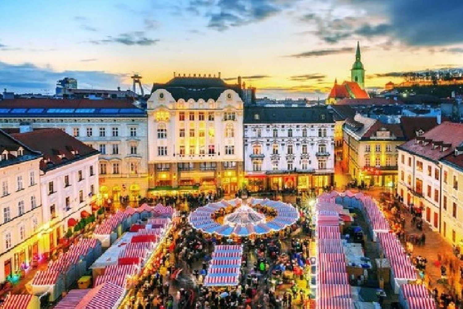 Fra Wien: Privat dagstur til Devin Castle og Bratislava