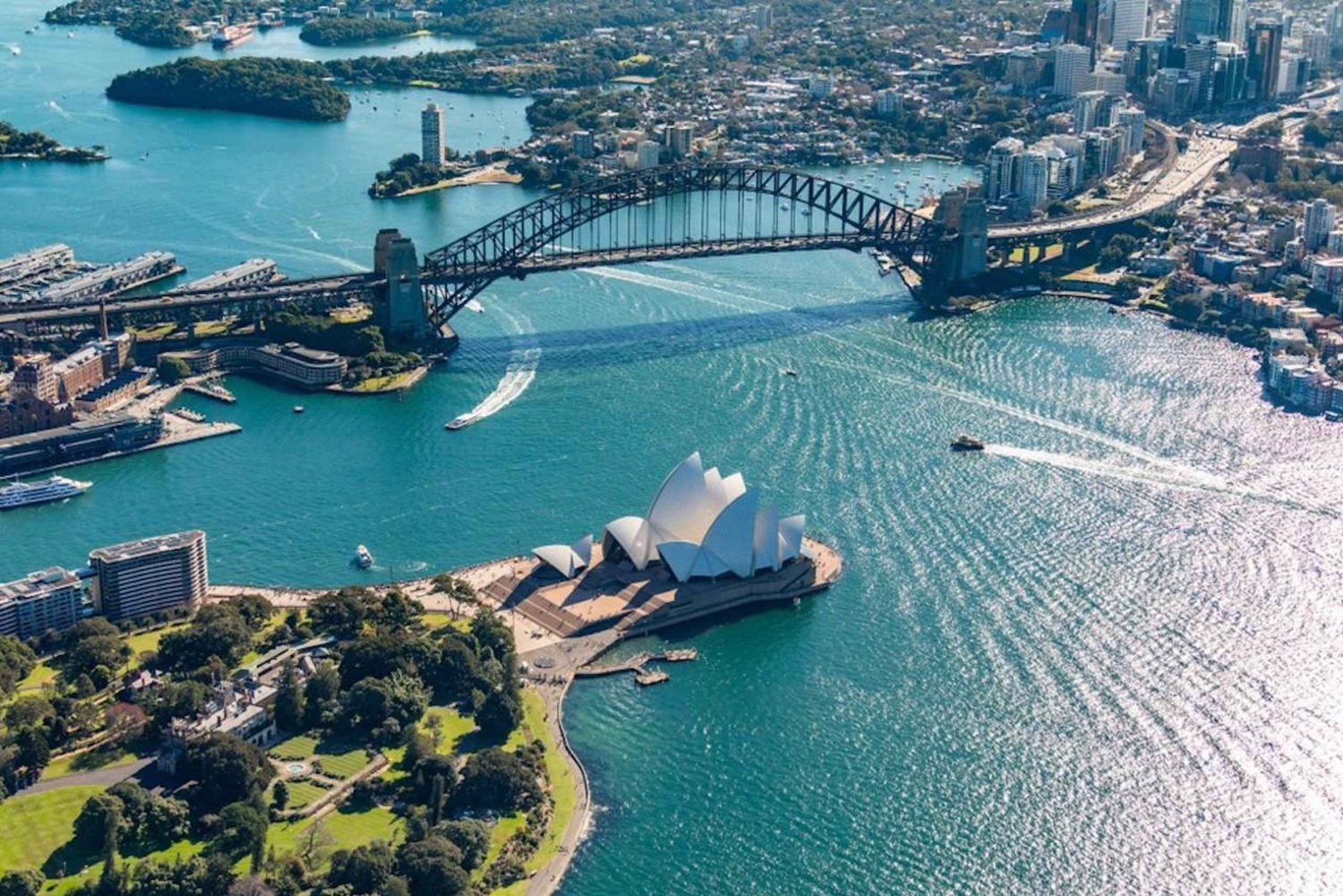 30-minutters privat helikoptertur over Sydney Harbour for 2 personer