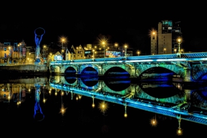 Belfast: Guidad nattlig hydrobike-tur på floden Lagan