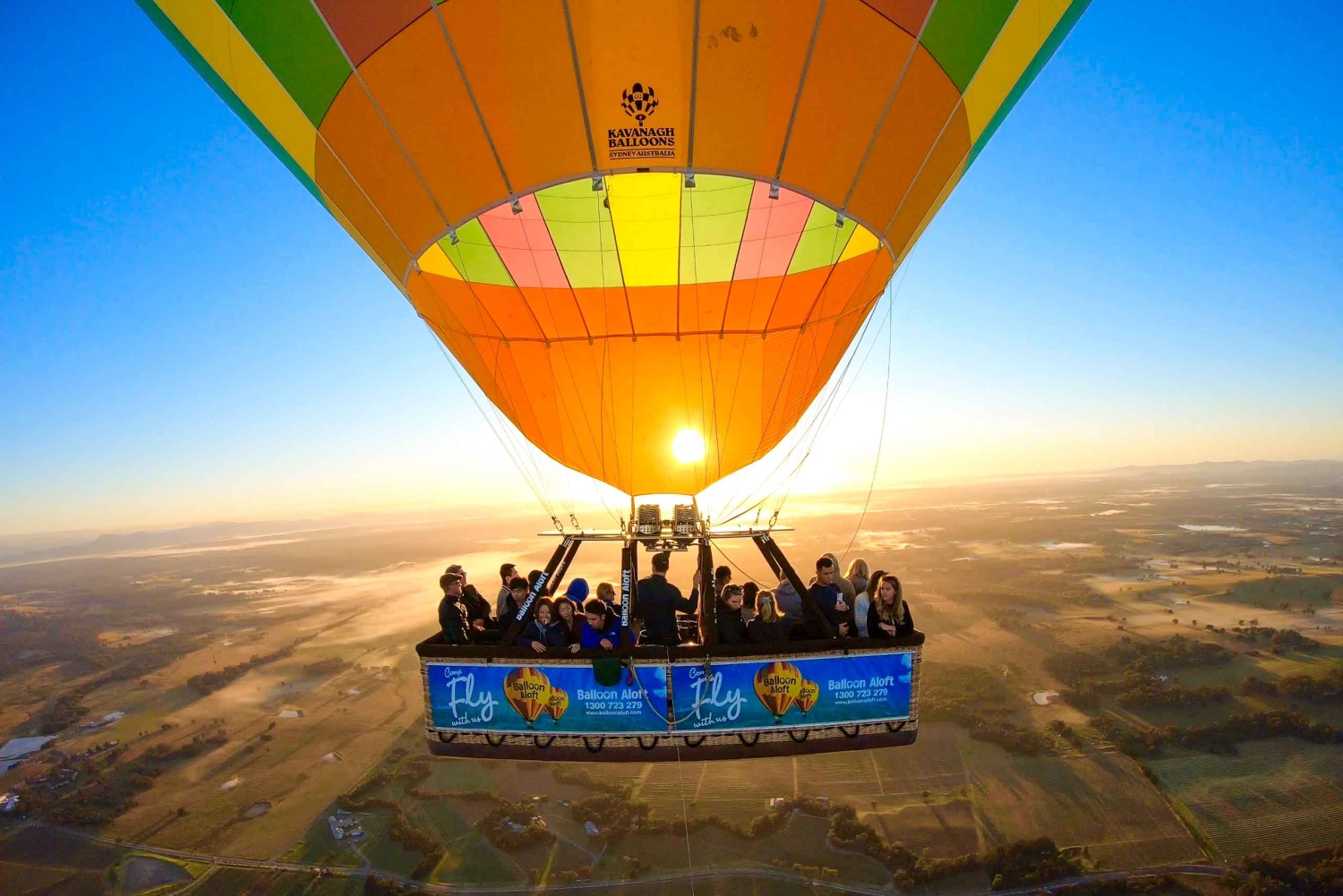 Byron Bay: Volo in mongolfiera all'alba con colazione