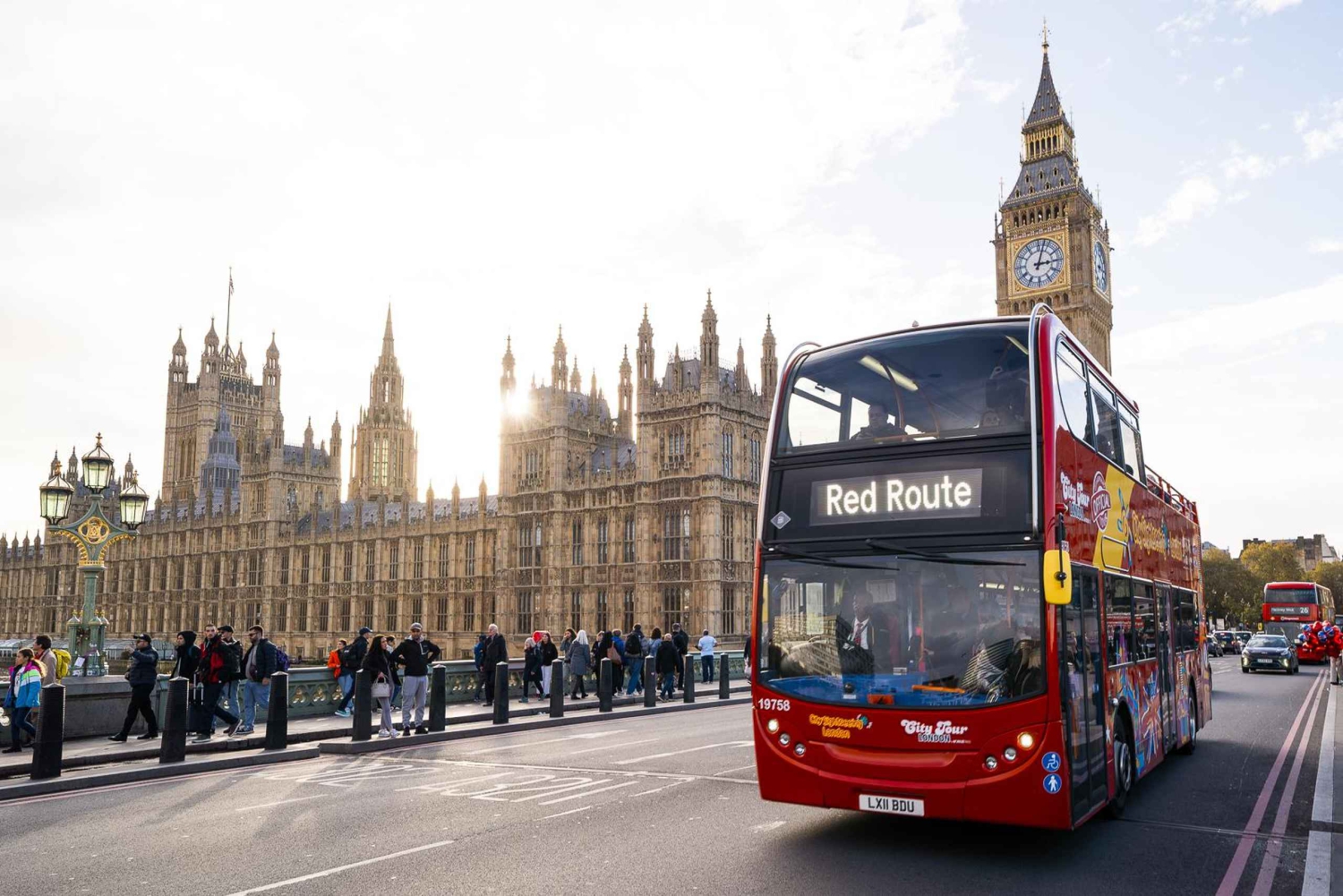 Ônibus hop-on hop-off City Sightseeing London e extras que dá para reservar