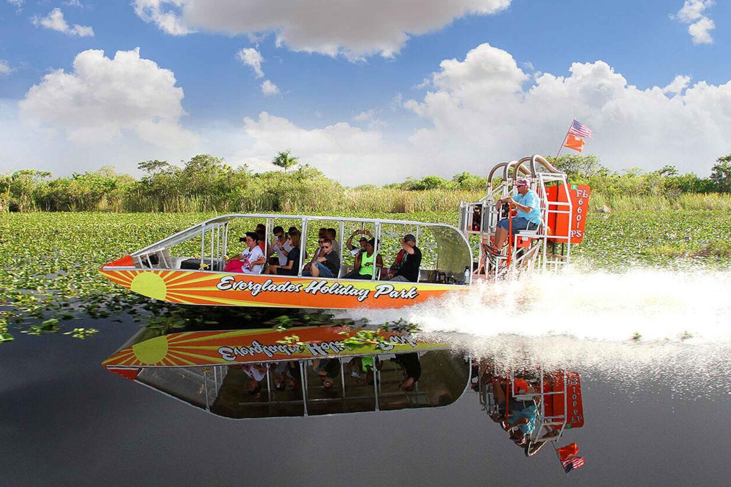 Fra Miami: Everglades Airboat, Wildlife Show og busstransport