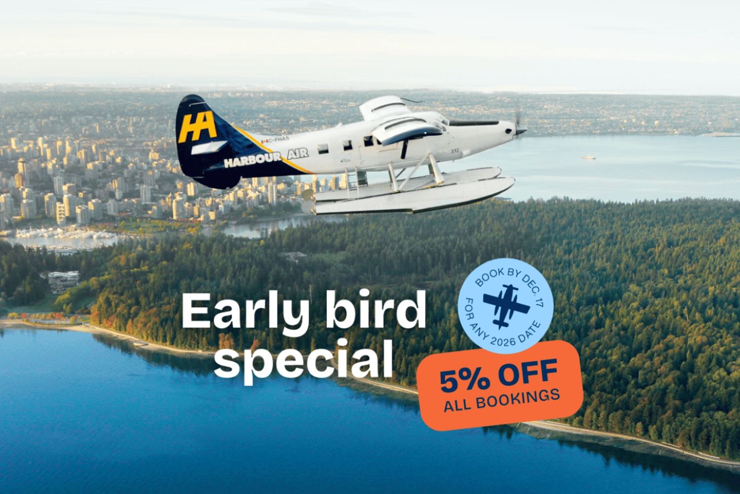 Från Vancouver: Dagstur med sjöflygplan till Victoria med valskådning