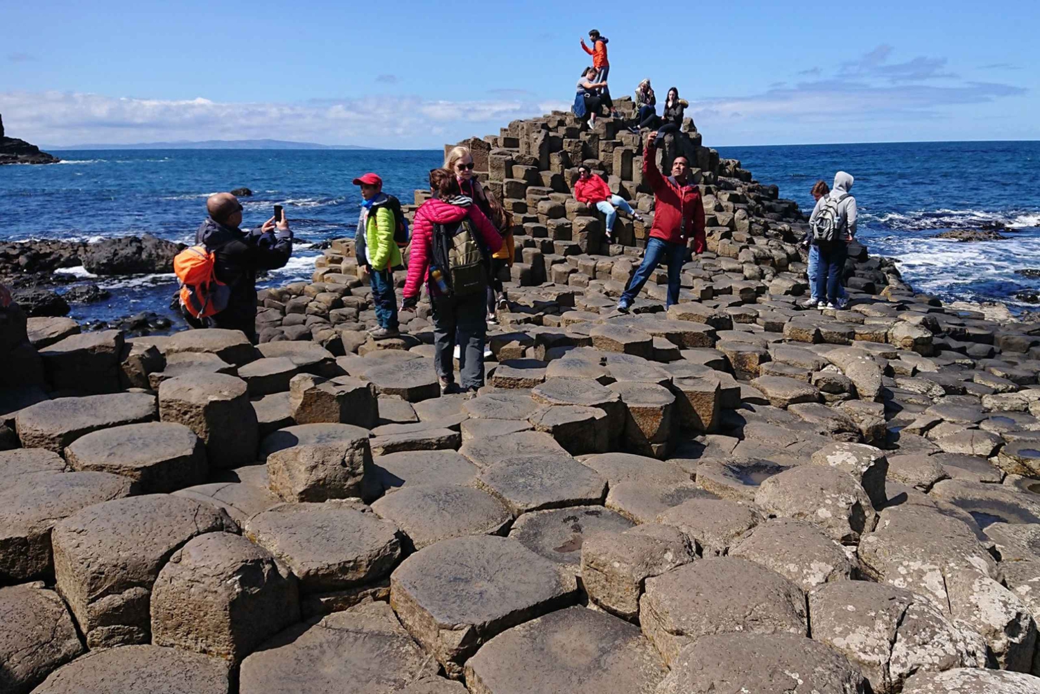 Giant's Causeway og Antrim-kysten
