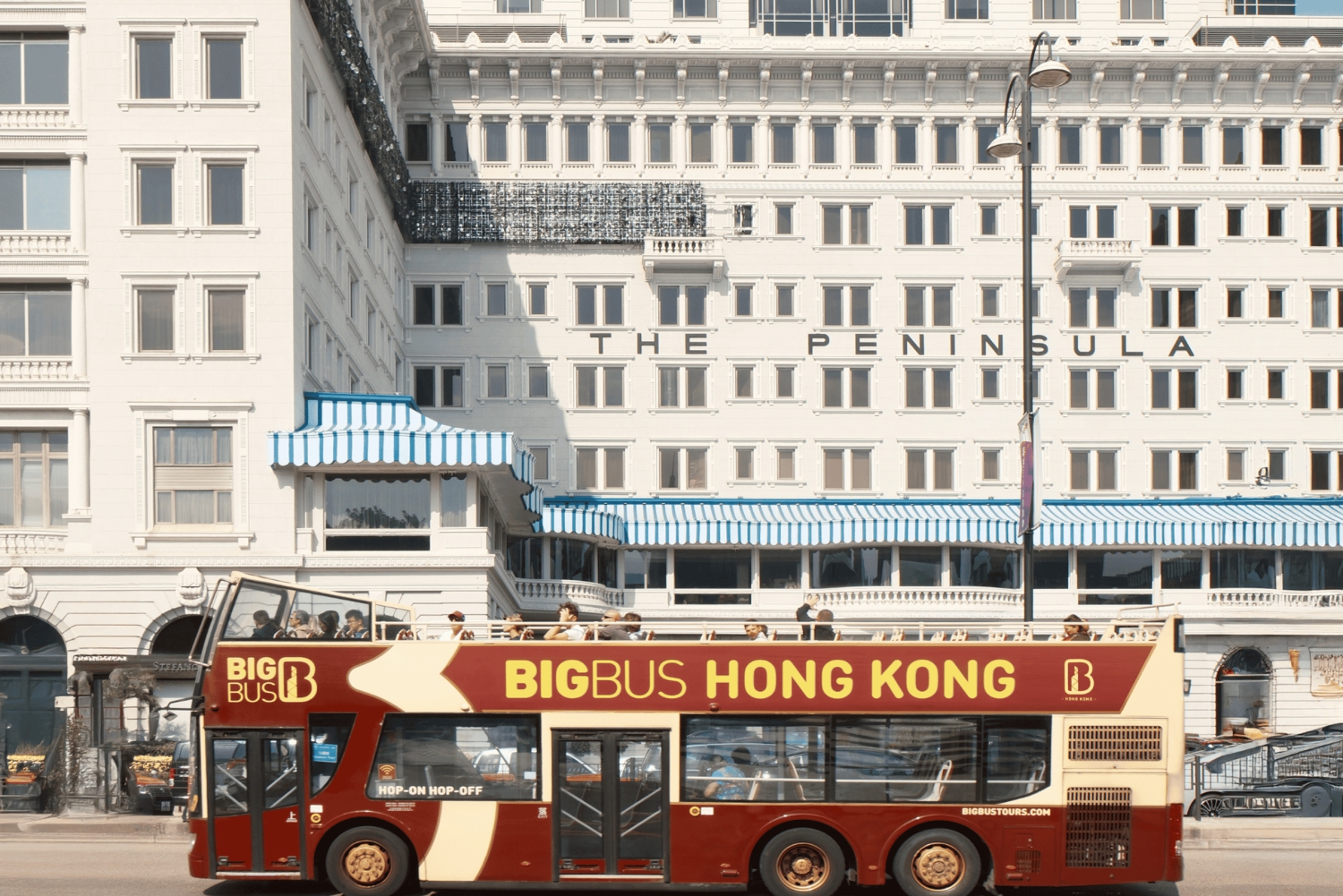 Hongkong: Rundtur med hop-on hop-off-buss och Peak Tram (tillval)