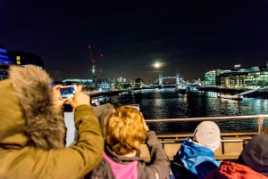 Londen: nachtelijke sightseeingtour met open dak en live gids