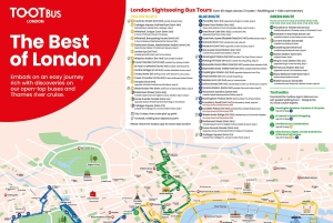 London: Tootbus Must-See rundtur med hop-on hop-off-buss med kryssning