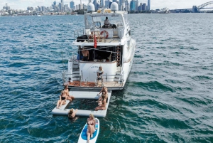 Sydney : croisière privée de luxe de 4 heures dans le port et baignade