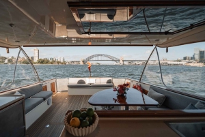 Sydney : croisière privée de luxe de 4 heures dans le port et baignade