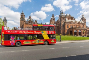 Glasgow: Stadsrondleiding met hop-on-hop-off-bustour