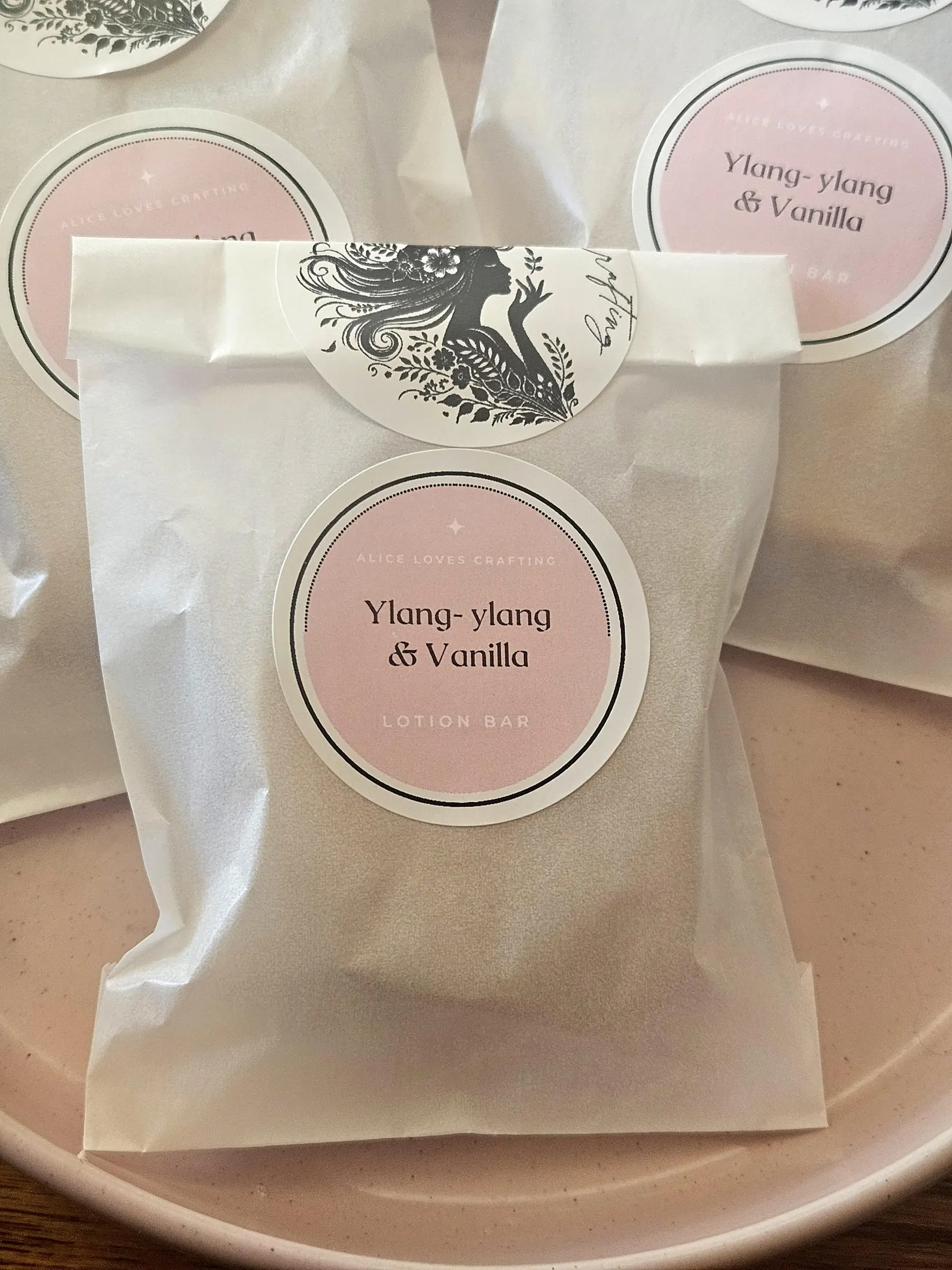 Ylang-Ylang Vanilla Lotion Bar: Heart-Shaped, Mango and Shea Butter