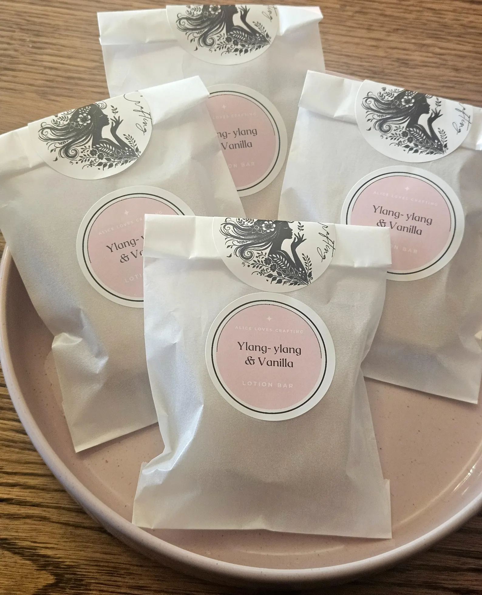 Ylang-Ylang Vanilla Lotion Bar: Heart-Shaped, Mango and Shea Butter