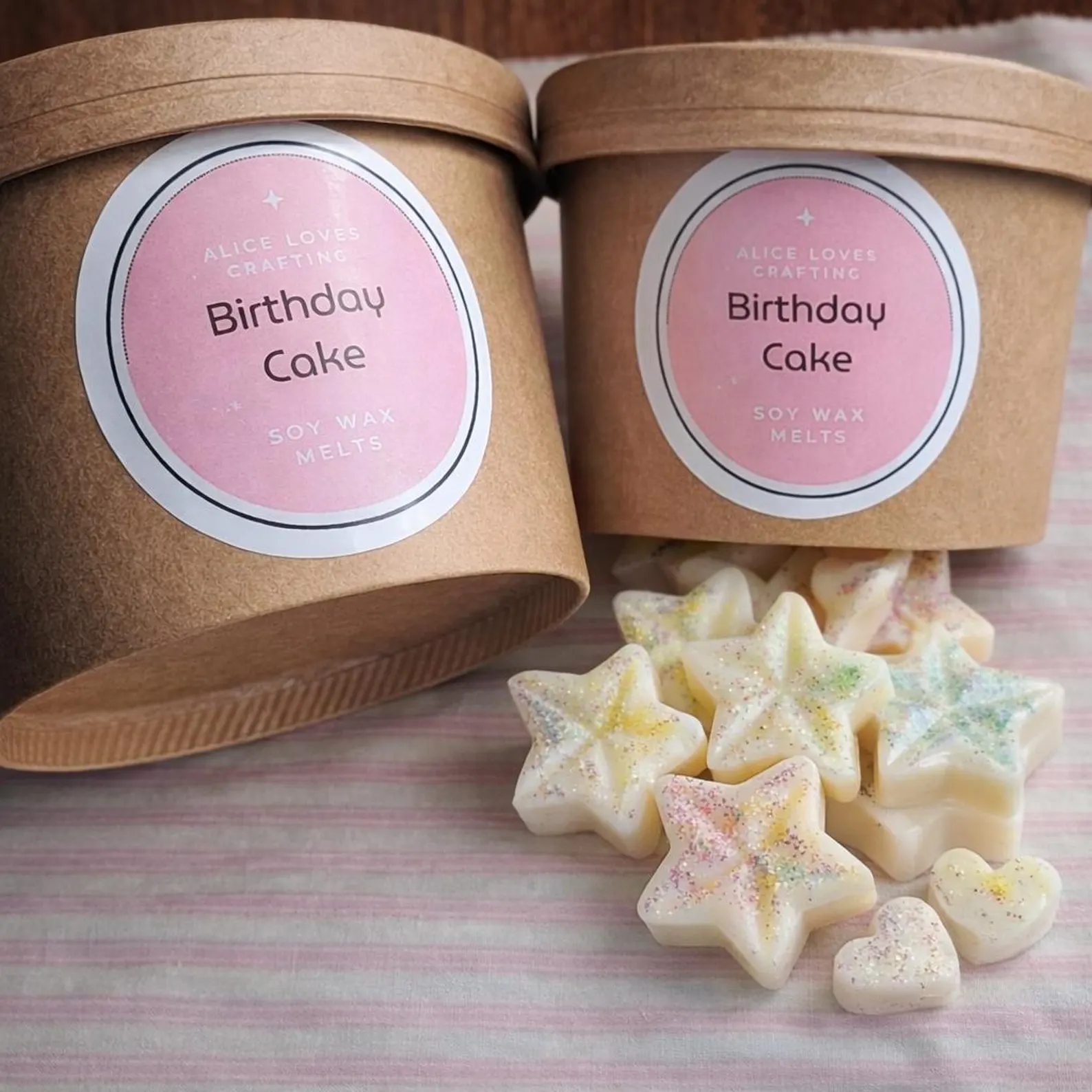 Birthday cake soy wax melts- Vegan and cruelty-free